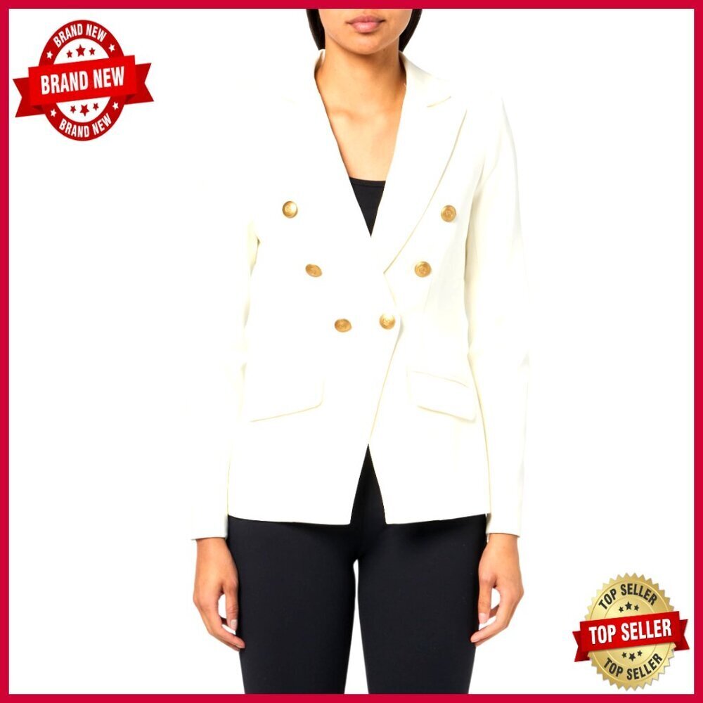 Slim Fit Velveteen Blazer Gold Buttons Business Casual Tailored Jacket
